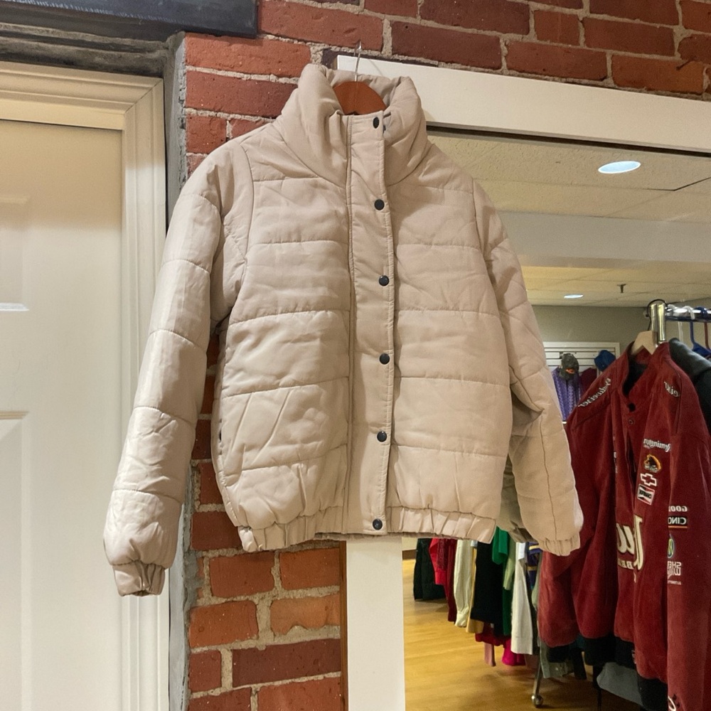 Cream Puffer Jacket